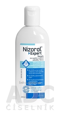 Nizoral Expert šampón na suchú a citlivú pokožku 1x200 ml