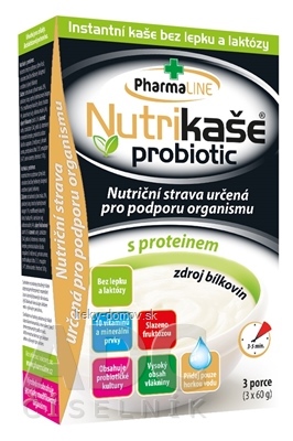 Nutrikaša probiotic - s proteínom 3x60 g (180 g)