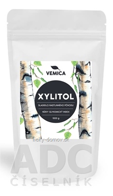 VEMICA XYLITOL sladidlo brezový cukor, prášok 1x1000 g
