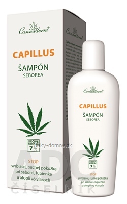 Cannaderm CAPILLUS šampón Seborea 1x150 ml
