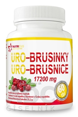 NUTRICIUS URO - BRUSNICE tbl 1x60 ks