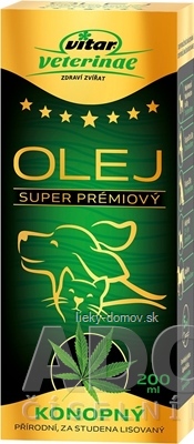 VITAR Veterinae KONOPNÝ OLEJ 1x200 ml