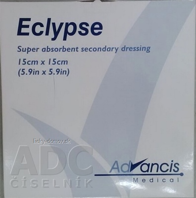 Eclypse krytie na rany superabsorpčné 15x15 cm, 1x20 ks