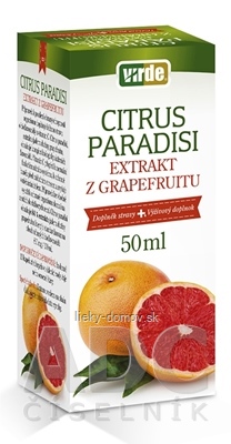 VIRDE CITRUS PARADISI extrakt z grapefruitu v kvapkách 1x50 ml