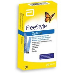 FreeStyle Optium Testovacie prúžky 50 ks