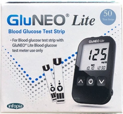 Gluneo Lite Prúžky testovacie ku glukomeru Gluneo Lite 1x50 ks