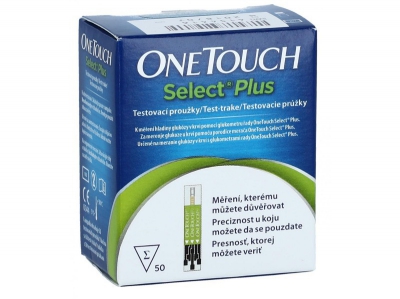 One Touch Select Plus testovacie prúžky 50 ks