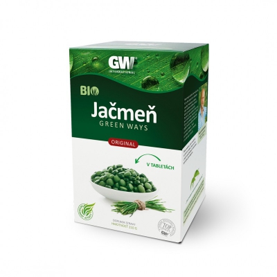 GW BIO jačmeň Green Ways tablety (210g)