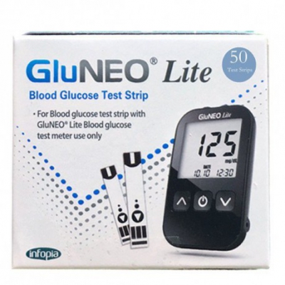 Gluneo Lite Prúžky testovacie ku glukomeru Gluneo Lite 1x50 ks