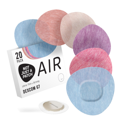 NAPLASTE AIR PATCH MULTICOLOR - 20 PACK - DEXCOM G7