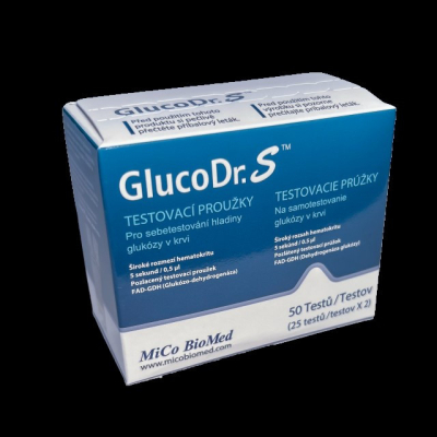 GlucoDr.S Testovacie prúžky 