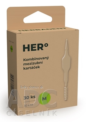 HERBADENT HERo Medzizubná kefka M kombinovaná 1x30 ks