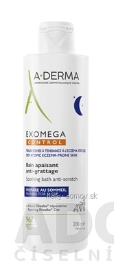 A-DERMA EXOMEGA CONTROL Upokojujúci kúpeľ proti škrabaniu 1x200 ml