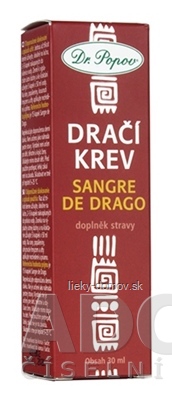 Dr. Popov DRAČIA KRV - Sangre de Drago kvapky 1x30 ml