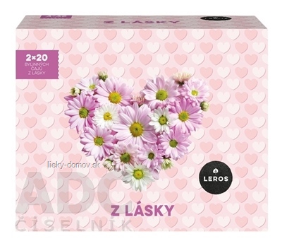 LEROS Z LÁSKY 6 Bylinková energia 20x2 g + Bylinková veselosť 20x1,8 g (76 g) (inov. 2025), 1x1 set