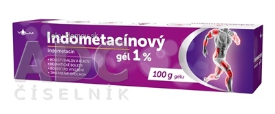 Indometacínový gél 1 % gel (tuba laminát.) 1x100 g
