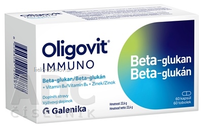 Oligovit IMMUNO Beta-glukán cps 1x60 ks