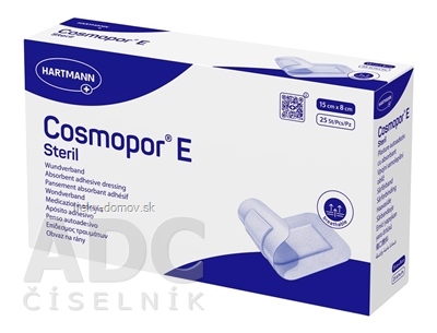 Cosmopor E Steril náplasť sterilná s mikrosieťkou (15 x 8 cm) 1x25 ks