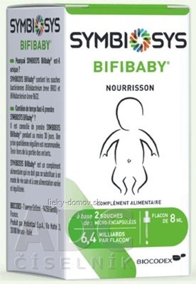 SYMBIOSYS BIFIBABY kvapky pre novorodencov 1x8 ml