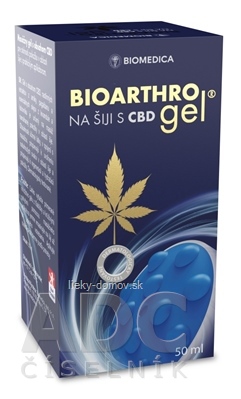 BIOMEDICA BIOARTHRO gél na šiju s CBD 1x50 ml