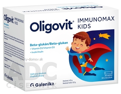 Oligovit IMMUNOMAX KIDS Beta-glukán prášok vo vreckách 1x30 ks