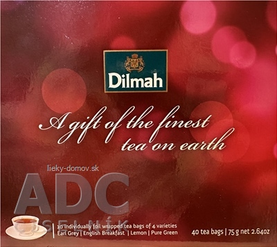Dilmah Illuminations II kazeta, 4 druhy čajov po 10 vrecúšok (75 g)