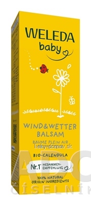 WELEDA baby NECHTÍKOVÝ ochranný balzam (Calendula Wind-und Wetterbalsam) 1x30 ml