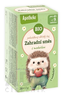 APOTHEKE ROZPRÁVKA Záhradná zmes s medovkou BIO ovocný čaj, detský (od ukončeného 9. mesiaca) 20x1,5 g (30 g)