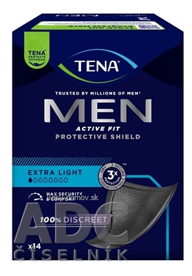 TENA MEN Protective Shield inkontinenčné vložky pre mužov 1x14 ks
