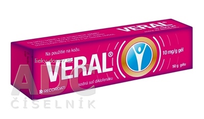 VERAL gel (tuba lamin.) 1x50 g