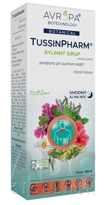 AVROPA TussinPharm bylinný sirup 1x200 ml