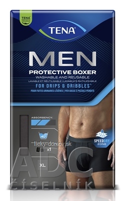 TENA Men Protective Boxer XL pánske prateľné inkontinenčné boxerky 1x1 ks