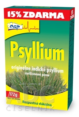asp Psyllium Akcia (15 % ZDARMA) prírodná rozpustná vláknina (150 g + 15% zadarmo) 1x172 g