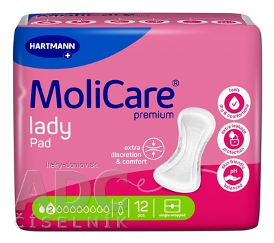 MoliCare Premium lady pad 2 kvapky inkontinenčné vložky 1x12 ks