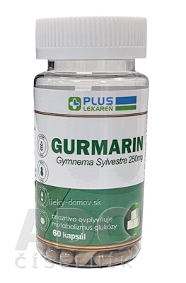 PLUS LEKÁREŇ GURMARIN cps Gymnema Sylvestre 250 mg, 1x60 ks