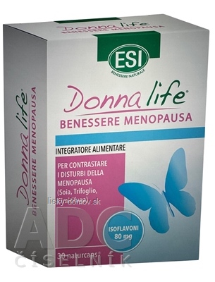 ESI DonnaLife cps (isoflavonoidy 80 mg, menopauza) 1x30 ks