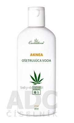 Cannaderm AKNEA ošetrujúca voda na akné 1x200 ml