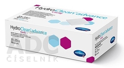 HydroClean advance Cavity vankúšik na rany štvorec (7,5x7,5 cm) 1x10 ks