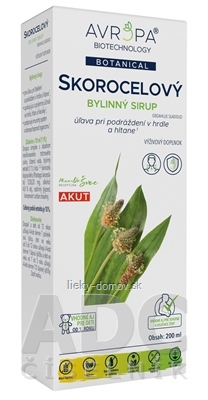 AVROPA Skorocelový bylinný sirup 1x200 ml