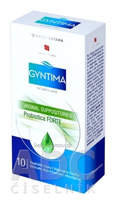fytofontana GYNTIMA Probiotica FORTE vaginálne čapíky (inov.2025) 1x10 ks