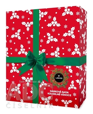 LEROS DARČEKOVÁ SADA KÚZELNÉ VIANOCE čaj Kúzelné Vianoce 20x2 g + sirup Kúzelné Vianoce 250 ml + Korenie na varené víno 10x2 g, 1x1 set