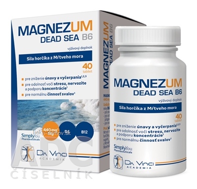 MAGNEZUM DEAD SEA  B6 - DA VINCI tbl 1x40 ks