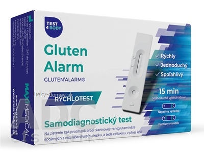 MAXIMEDICAL Rýchlotest Gluten Alarm samodiagnostický test z krvi, 1x1 set