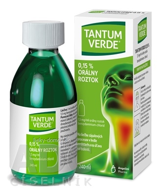 TANTUM VERDE 0,15 % sol ora (fľ.skl.) 1x240 ml