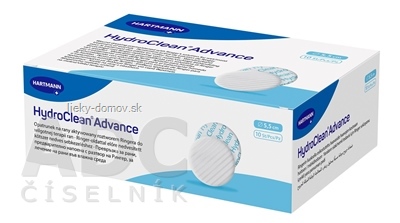 HydroClean advance vankúšik na rany kruh (priemer 5,5 cm) 1x10 ks