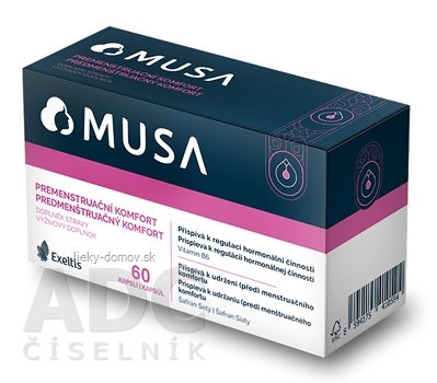 MUSA PREDMENŠTRUAČNÝ KOMFORT cps 1x60 ks