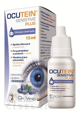 OCUTEIN SENSITIVE PLUS očné kvapky 1x15 ml