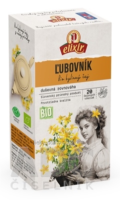 AGROKARPATY BIO Ľubovník bodkovaný bylinný čaj, čistý prírodný produkt 20x2 g (40 g)