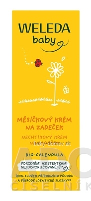WELEDA baby NECHTÍKOVÝ dojčenský krém na zadoček (Calendula Babycreme) 1x30 ml