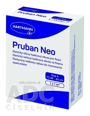 Pruban Neo veľkosť 4 elastický hadicový obväz, lakeť, koleno, hlava, 1 m, (obvod 30 - 65 cm) 1x1 ks